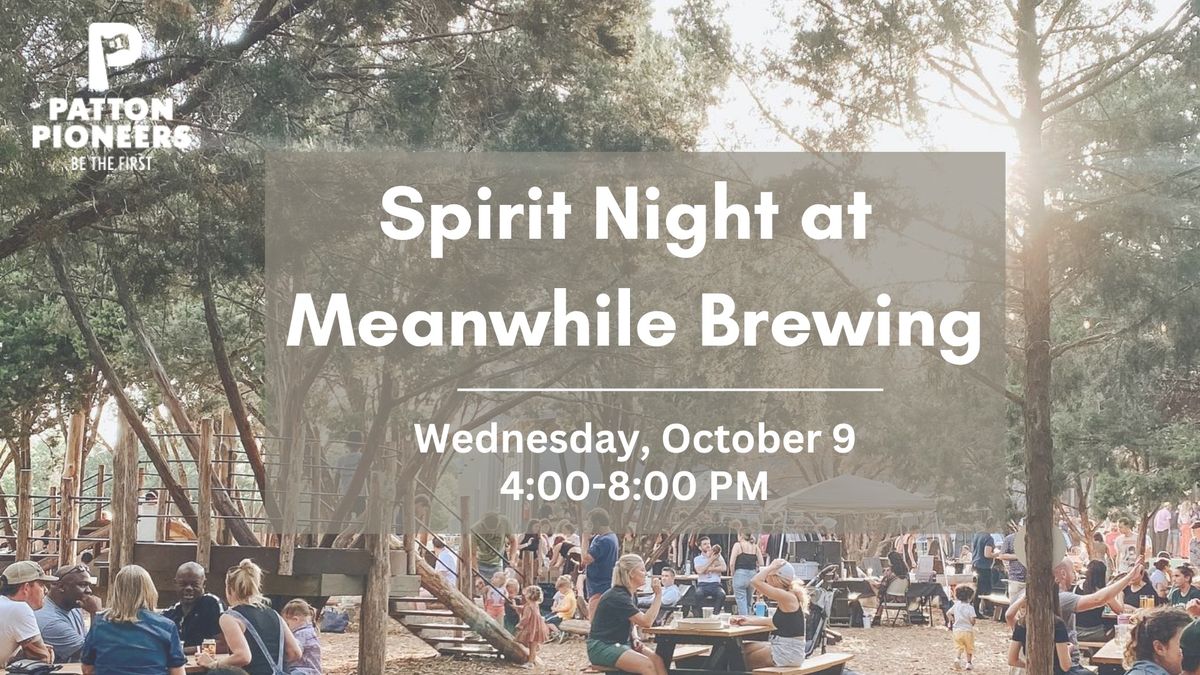 Patton PTA Spirit Night at Meanwhile Brewing Co.