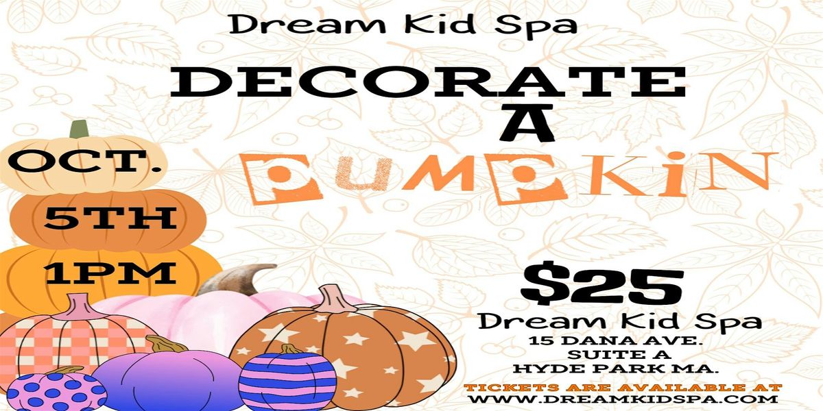 Decorate a pumpkin