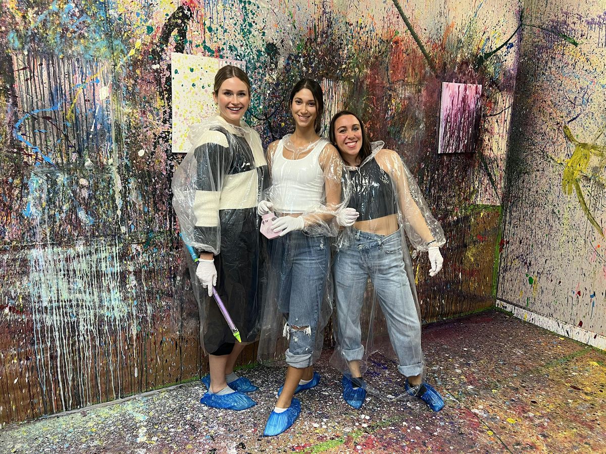 Paint Splatter Session (BYOB) 11:30- 12:30PM