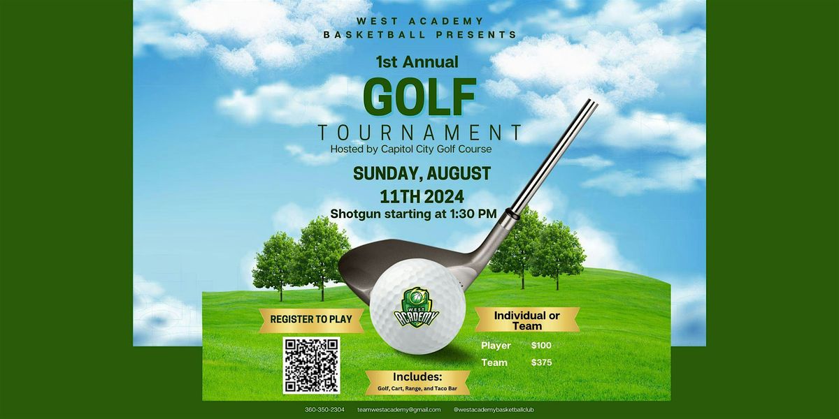 West Academy 1st Annual Golf Tournament