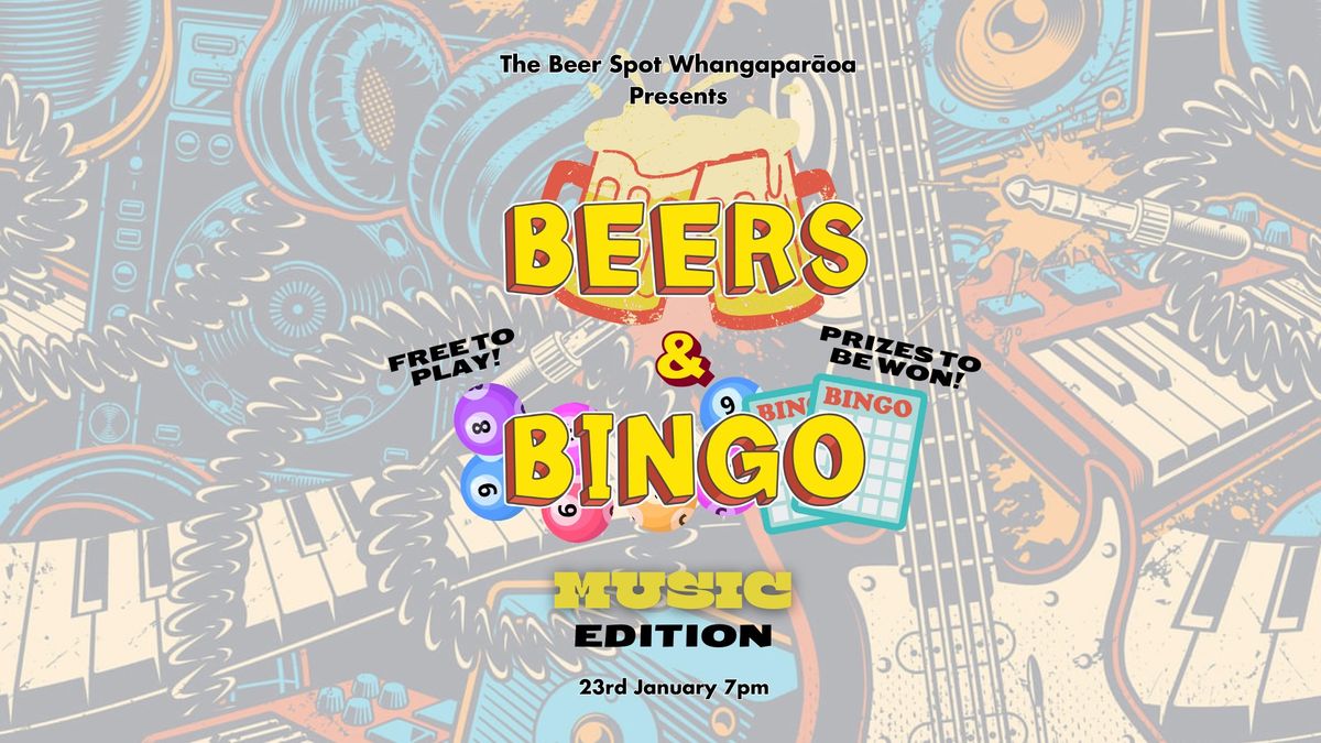 Beers & Bingo \ud83c\udf7b Music Edition \ud83c\udfb6