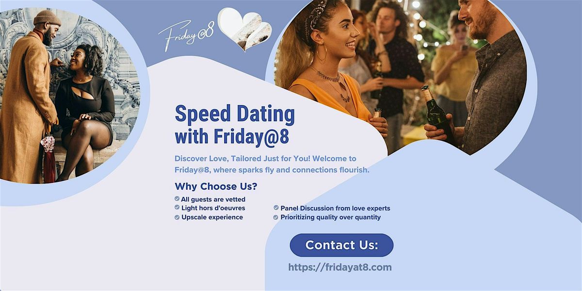 Age 25  - 65| Georgia: Speed Dating and Matchmaking Presented by Friday@8