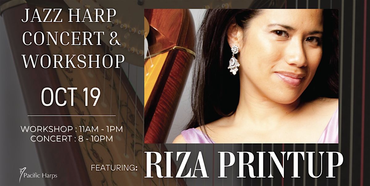 Riza Printup's Jazz Harp Workshop & Concert (Bundle)