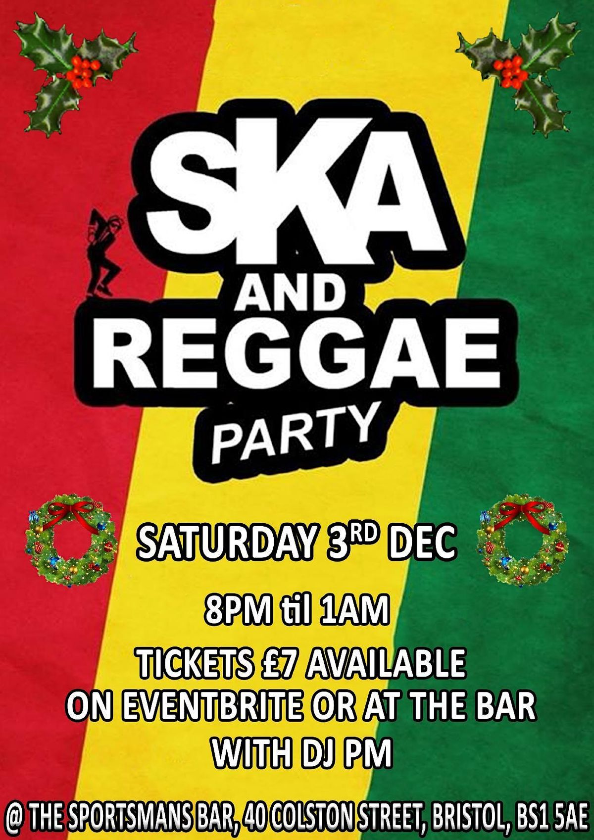 SKA AND REGGAE PARTY WITH DJ PM AT THE SPORTSMAN BAR