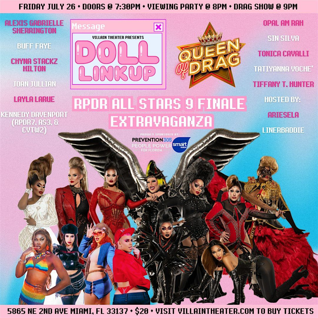 DOLL LINKUP x Queen of Drag: RuPaul\u2019s Drag Race All Stars Finale