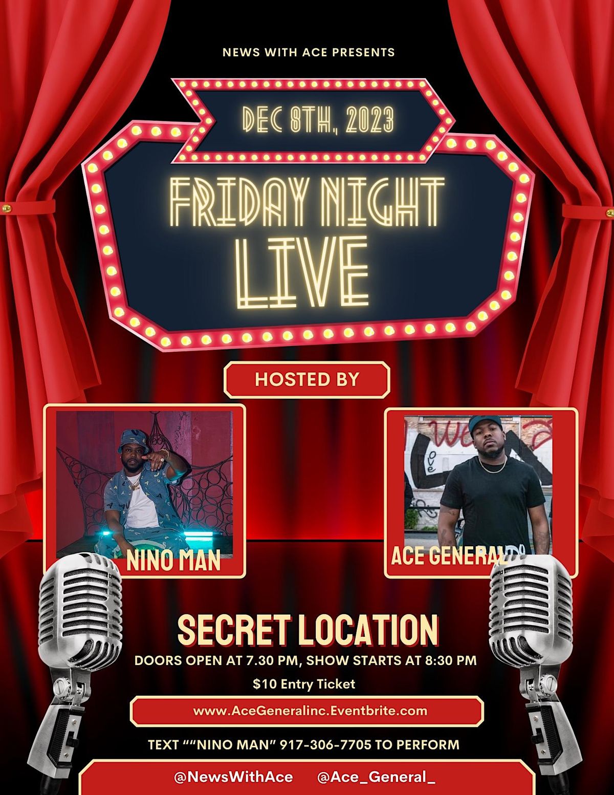 FRIDAY NIGHT LIVE CONCERT HOSTED BY NINO MAN