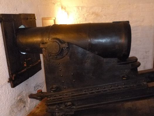 Firing the Caponier Guns at Crownhill Fort