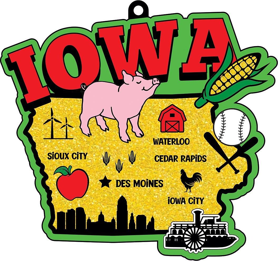 2022 Race Thru Iowa 5K 10K 13.1 26.2 -Participate from Home Save $2