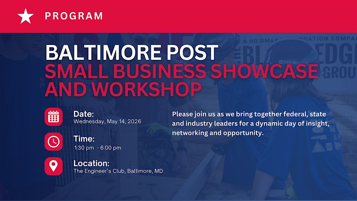 Small Business Workshop and Showcase