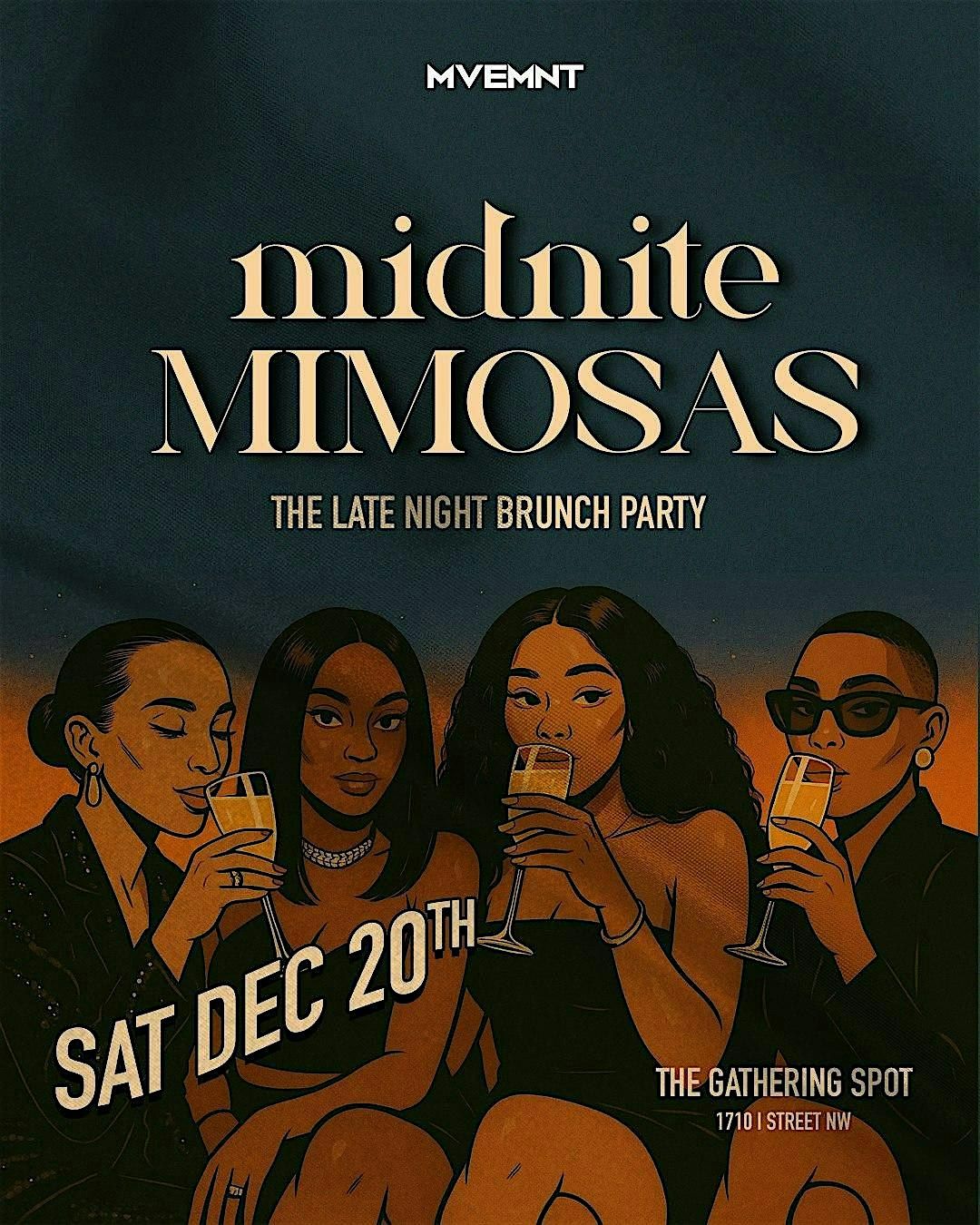 Midnite Mimosas \u2014 The Late-Night Brunch Party