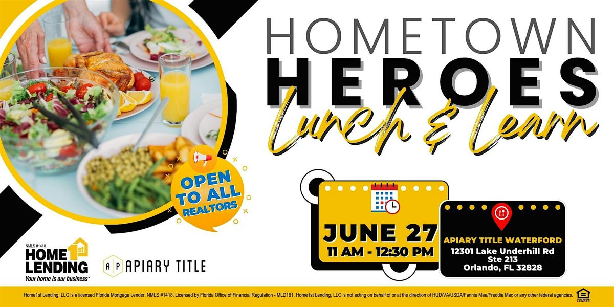 Hometown Heores Lunch and Learn