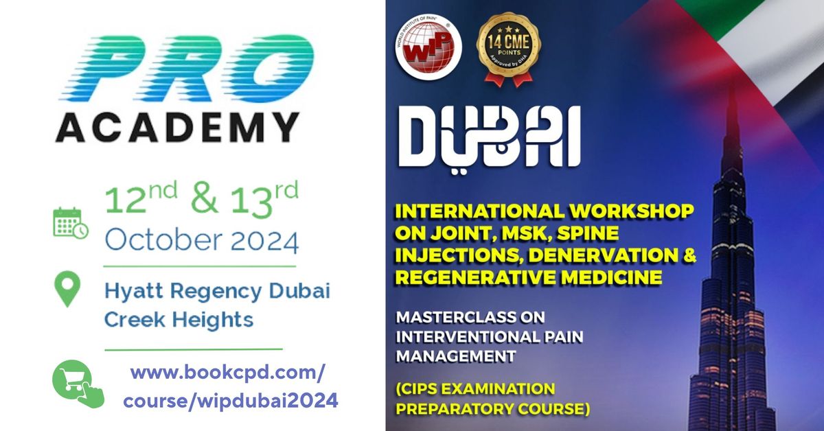 MASTERCLASS ON INTERVENTIONAL PAIN MANAGEMENT