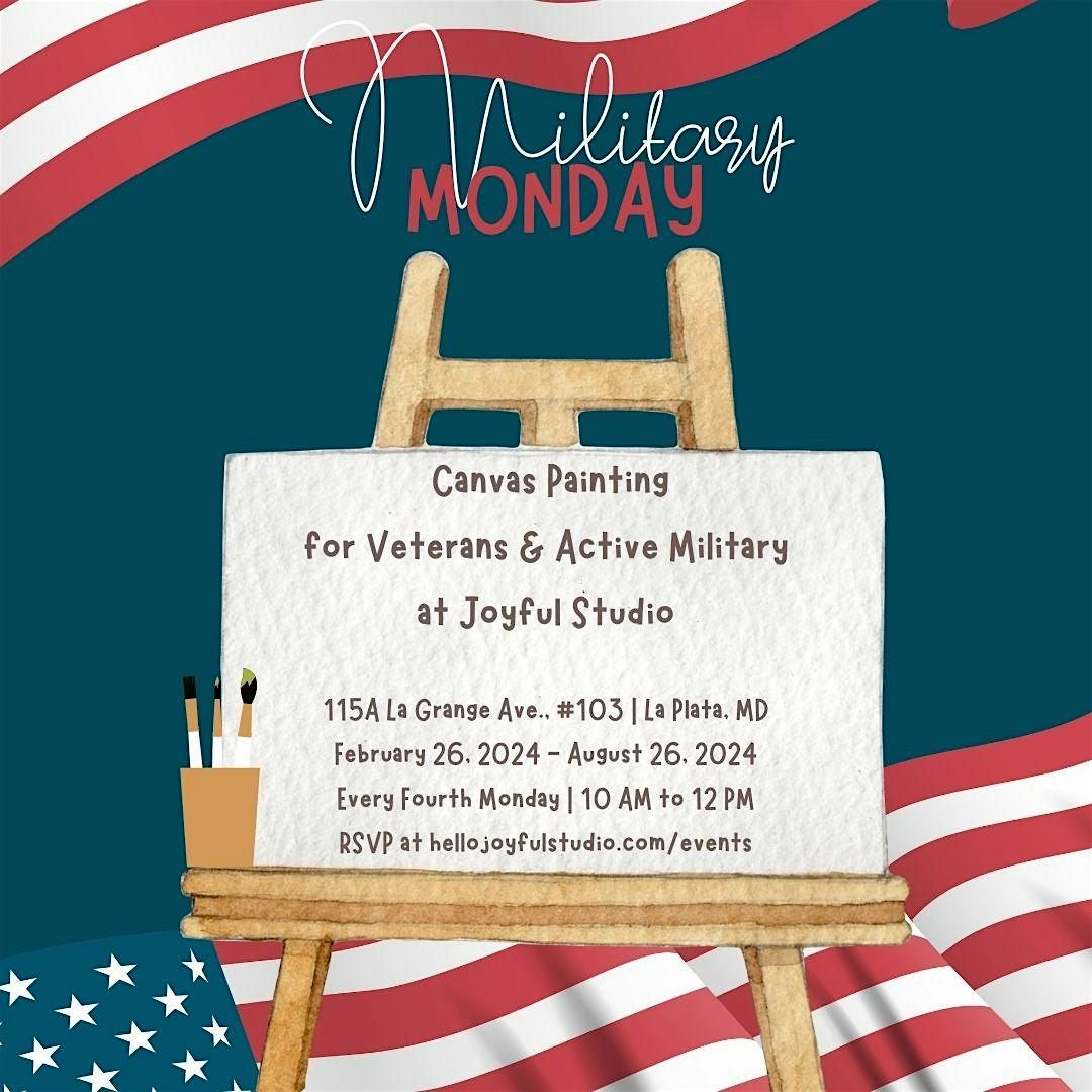 Military Monday: Art & Canvas Painting