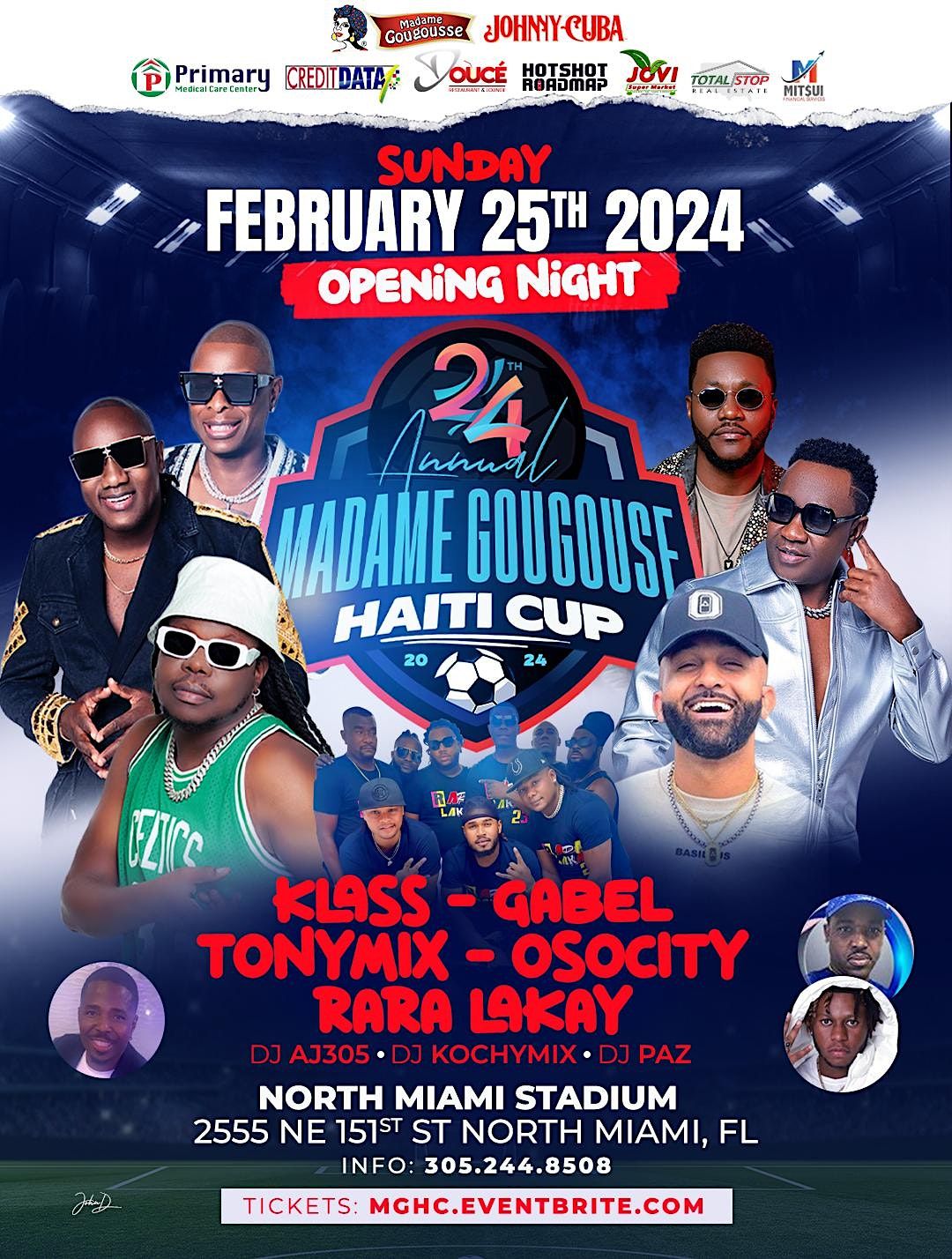 Madame Gougouse Haiti Cup Kickoff - Klass | Gabel | Tonymix | OsoCity