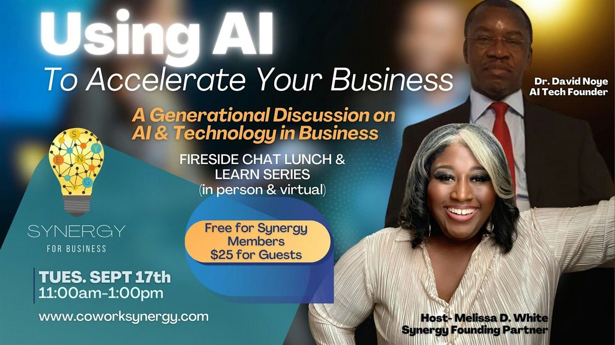 Using AI in your Business - Synergy Small Biz Lunch and Learn Series