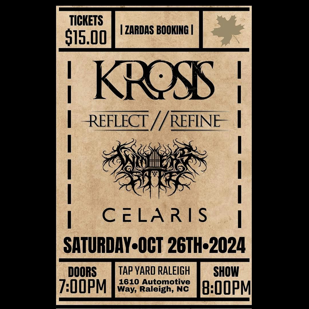 Krosis, Reflect\/\/Refine, Celaris, and Winter's Gate LIVE @ Tap Yard