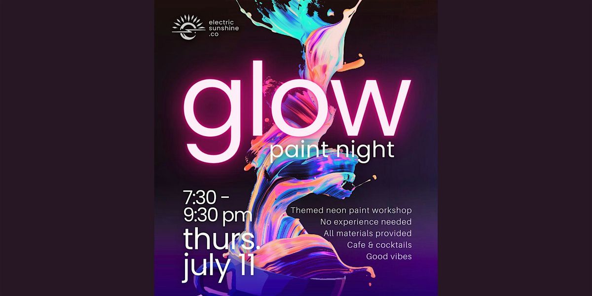 Neon Paint Night: A Creative Workshop Experience