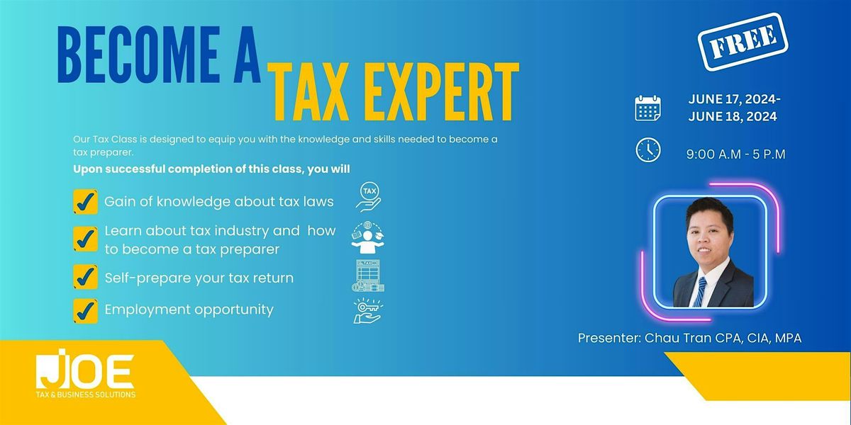 Become a Tax Expert