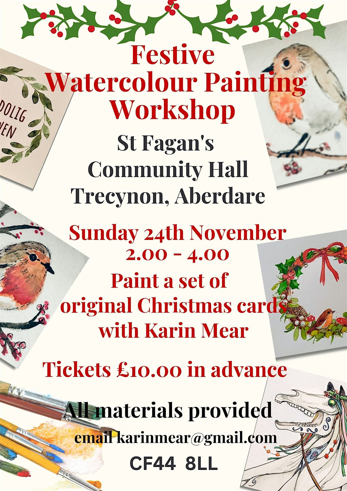 Festive Watercolour Workshop