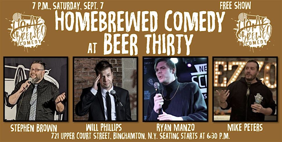 Homebrewed Comedy at Beer Thirty