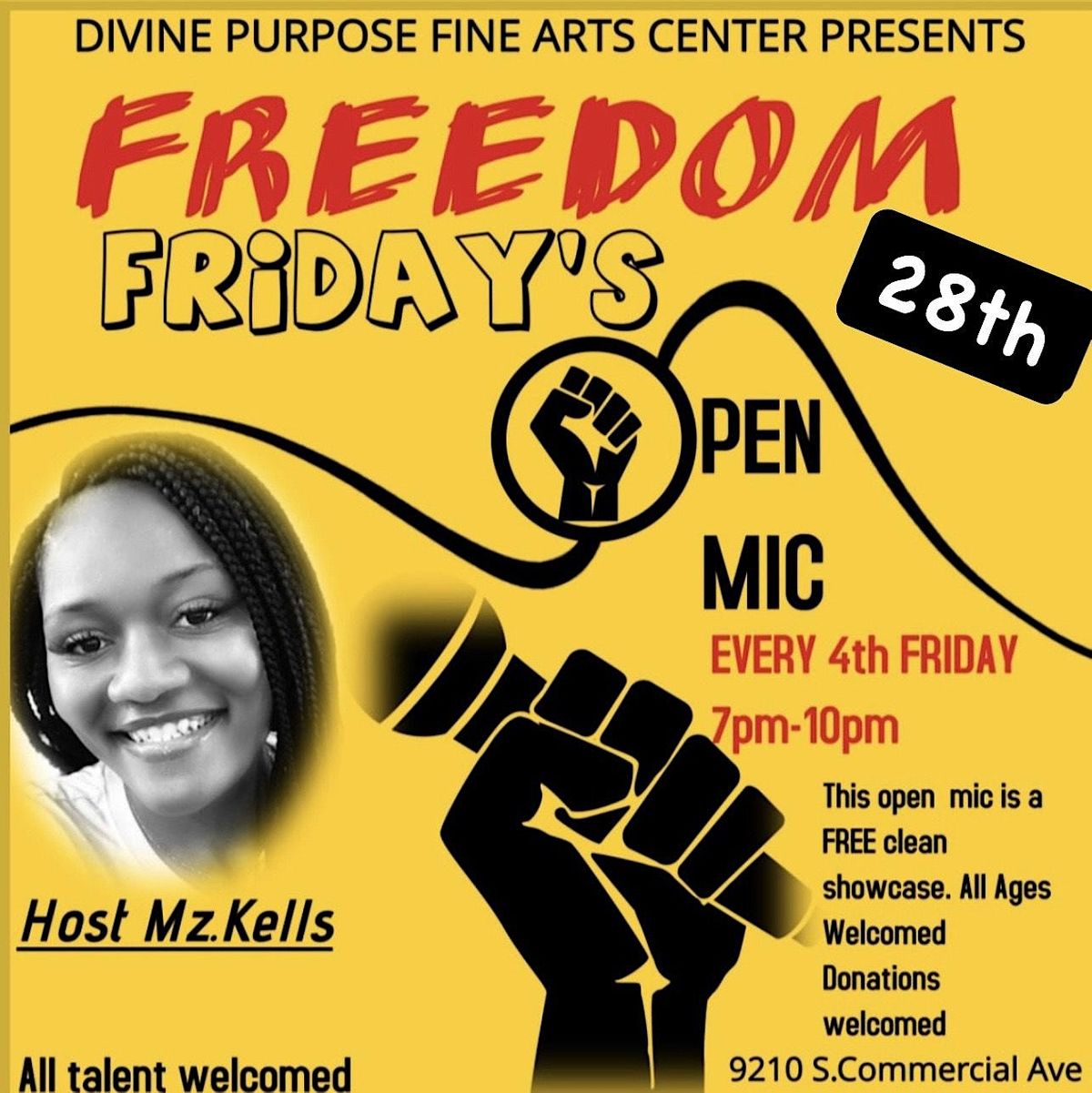 FREEDOM FRIDAY'S OPEN MIC