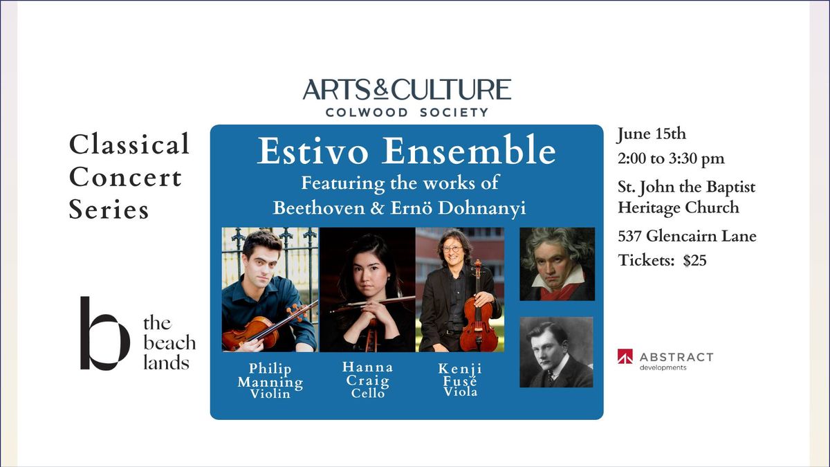 Classical Concert Series presents Estivo Ensemble!