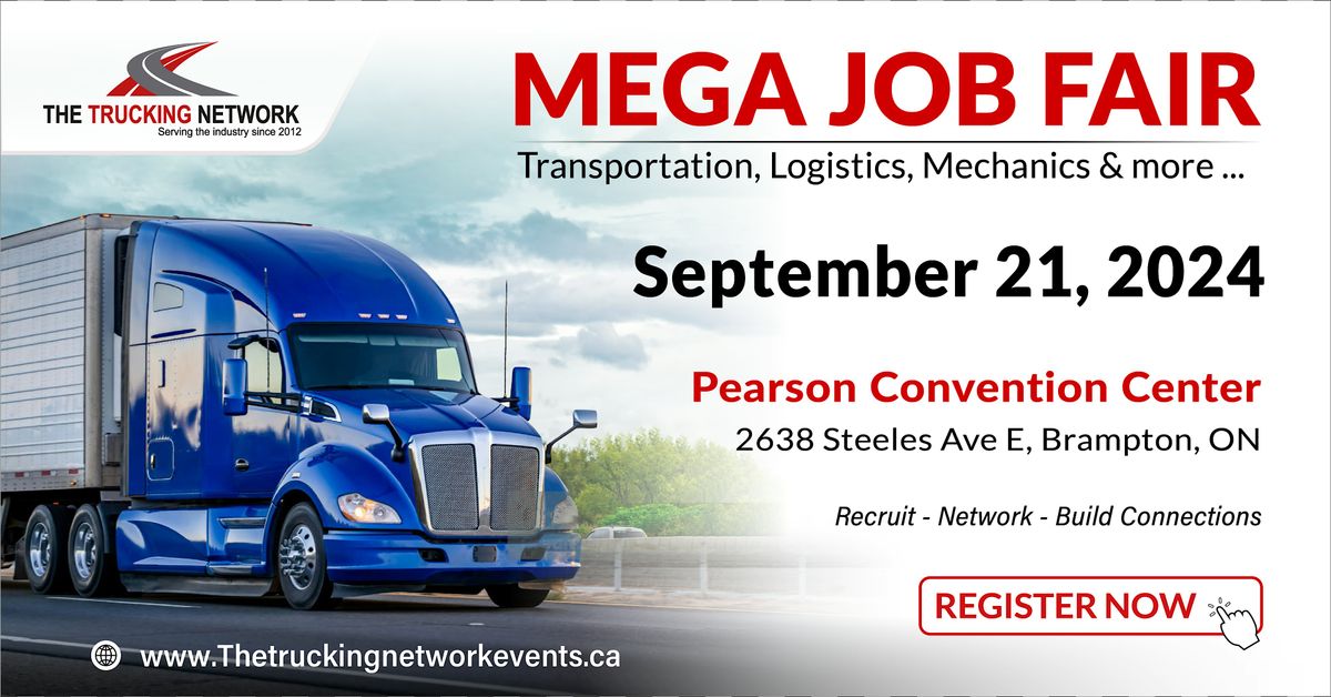 Transportation Hiring Expo in Brampton this Fall-Sept 21 2024