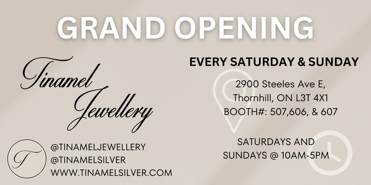 Tinamel Jewellery Grand Opening - 404 and Steeles Flea Market