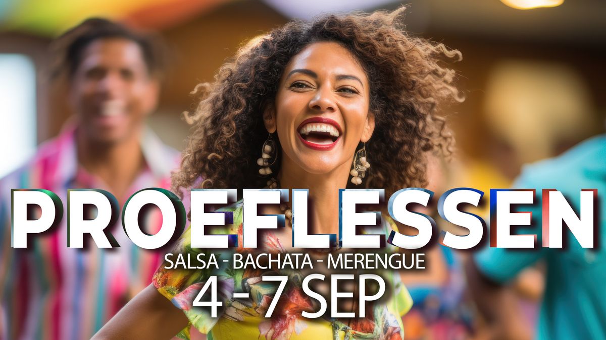 Proeflessen week Salsa Bachata Merengue Total Dance 