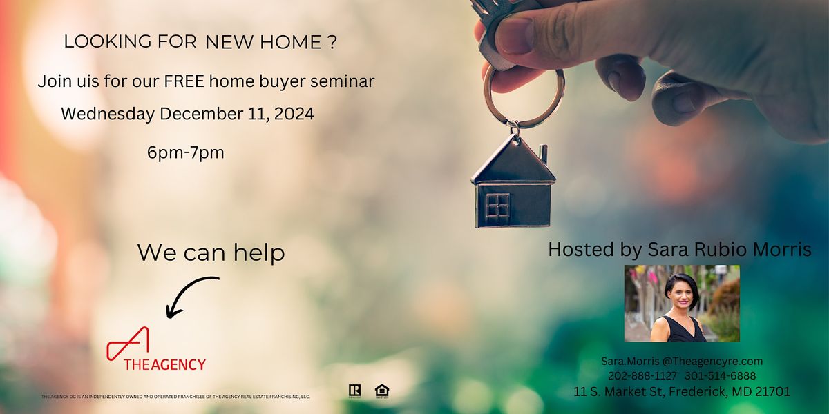December Wednesday evening  Home Buyer Seminar