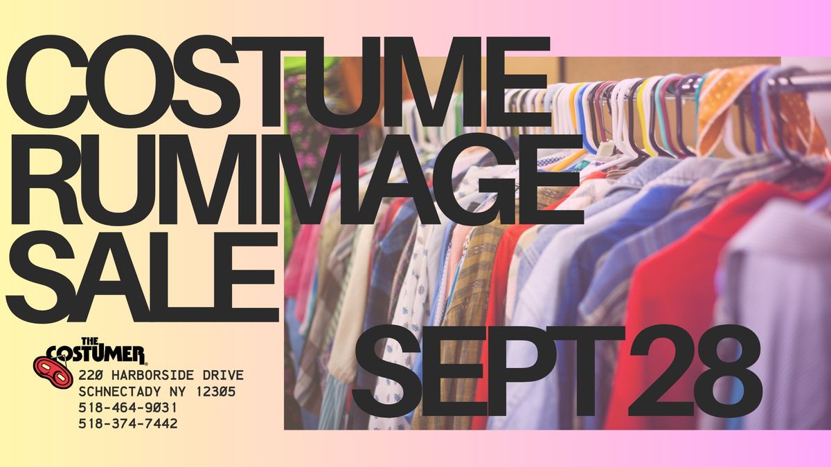 COSTUME RUMMAGE SALE