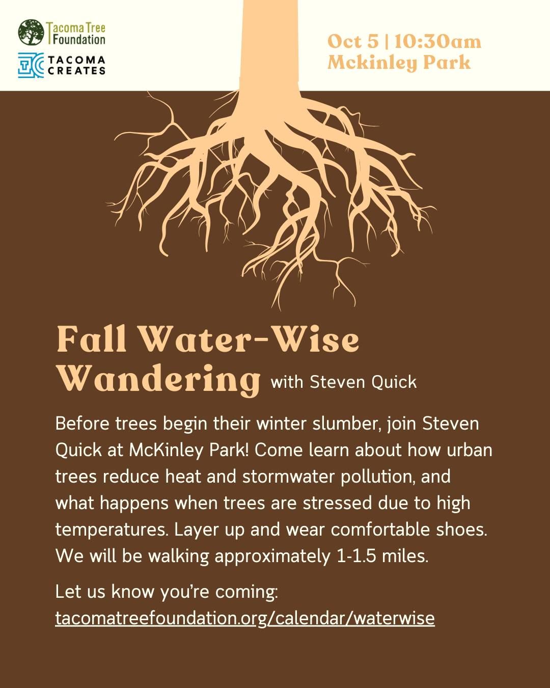 Fall Water-Wise Wandering with Steven Quick