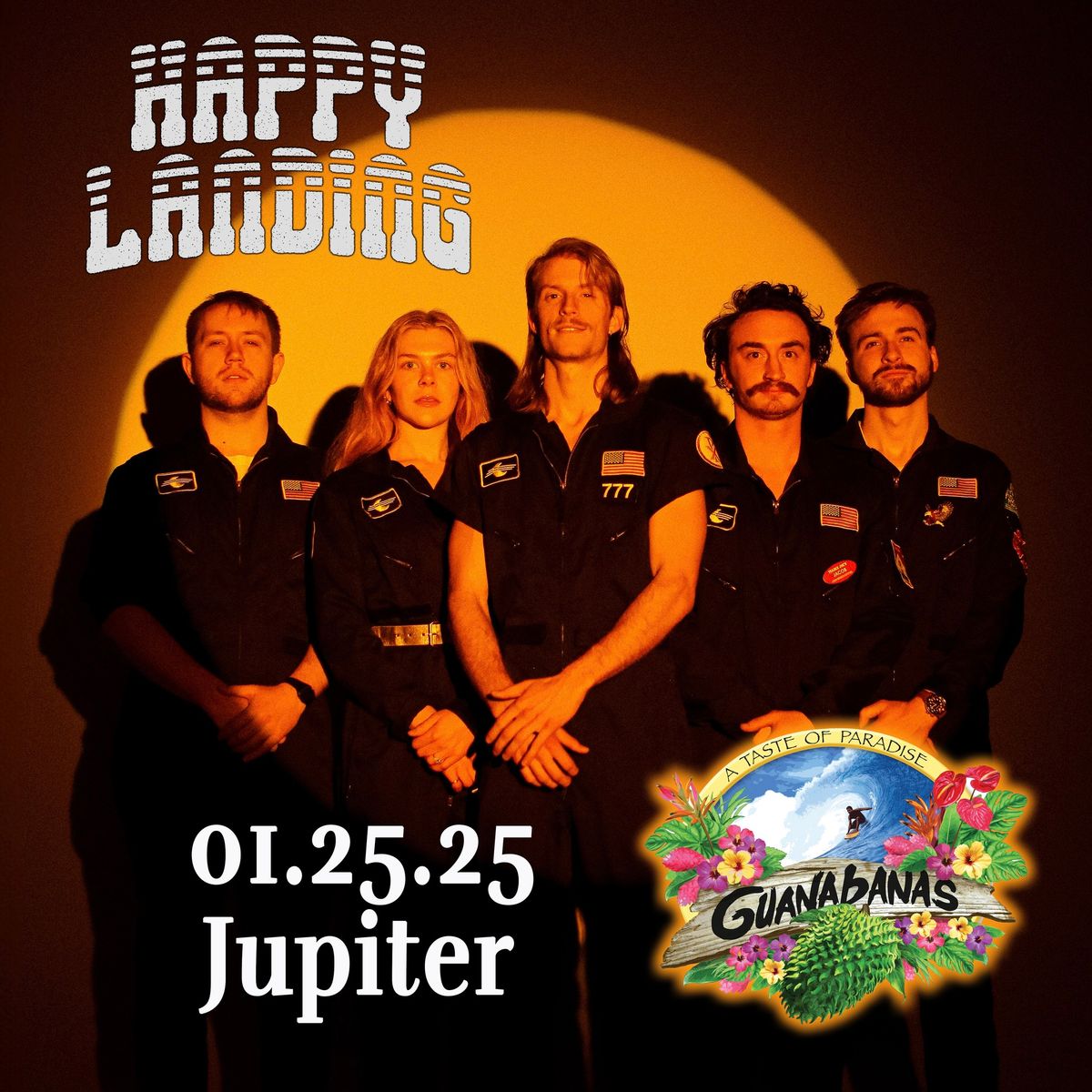 Happy Landing live at Guanabanas Waterfront in Jupiter 