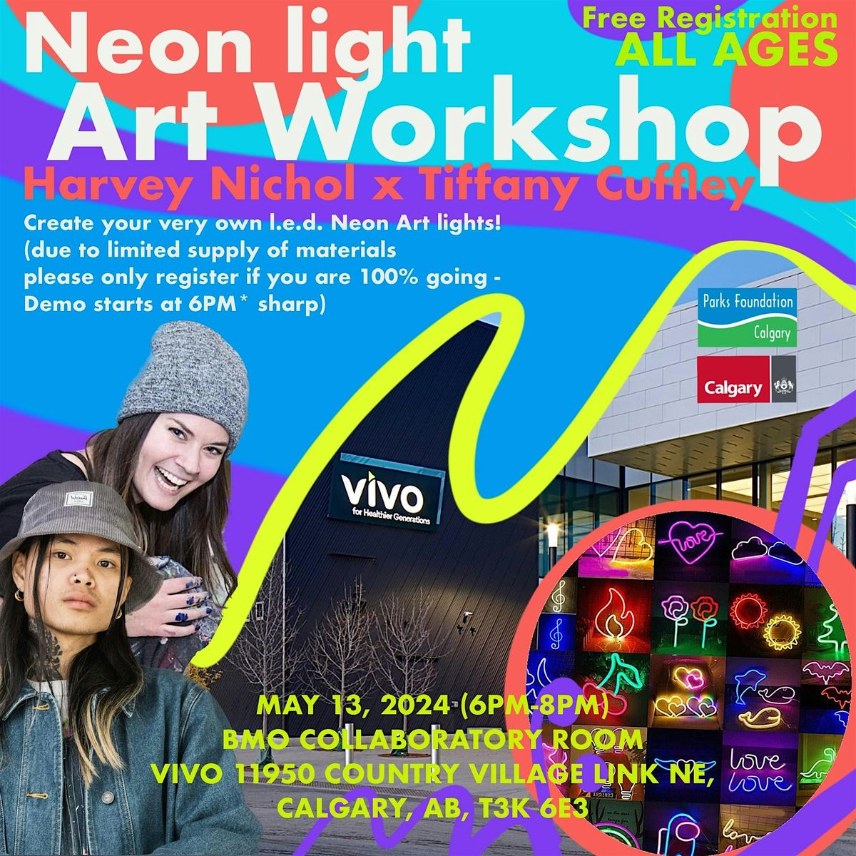 Art workshop and idea sharing for the VIVO Mural Project!