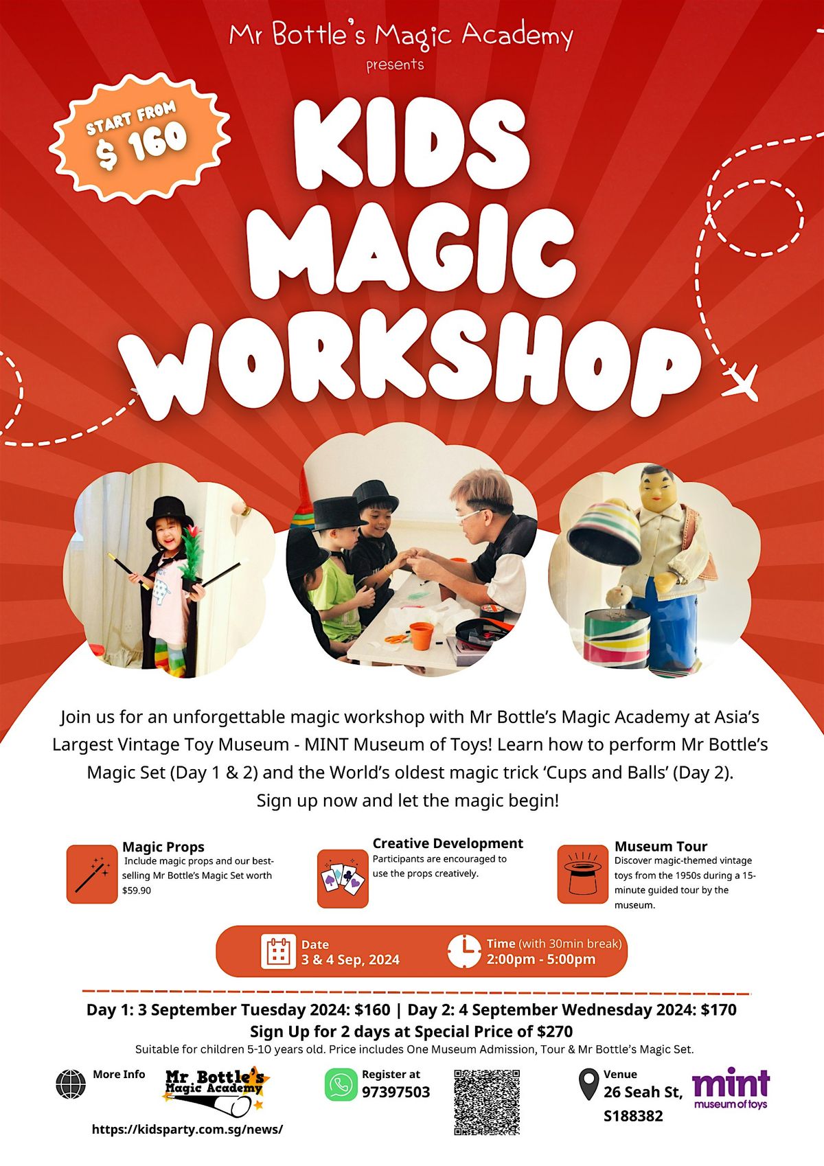 September 2024 Magic Workshop for Kids