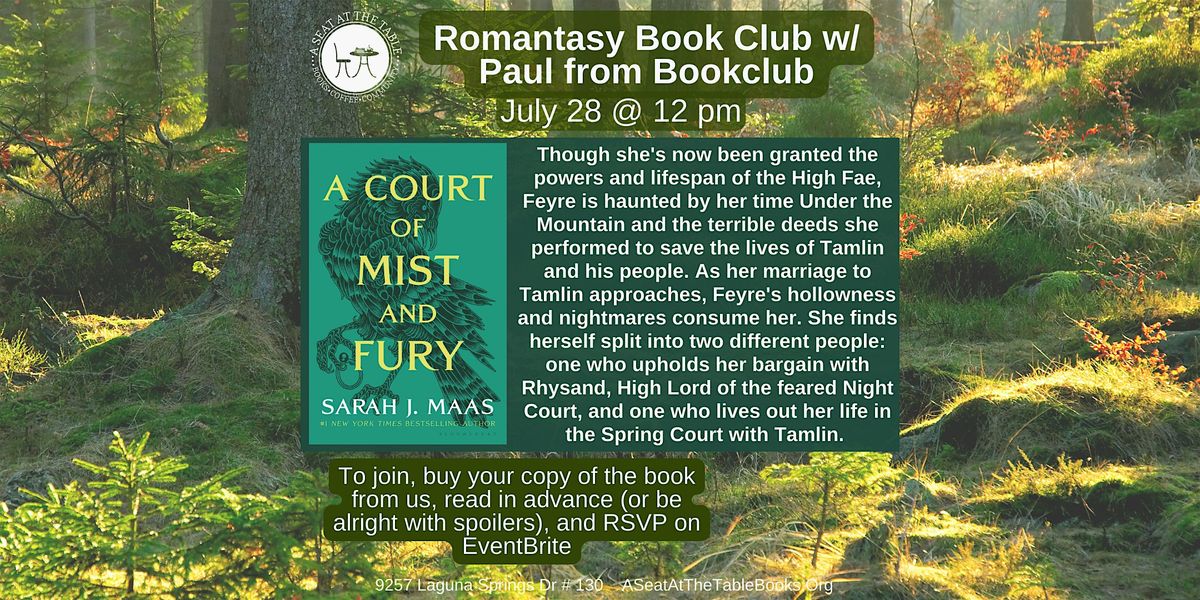 Romantasy Book Club w\/ Paul: A Court of Mist and Fury