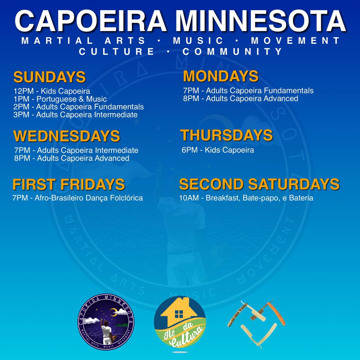 Adult Capoeira Wednesdays 