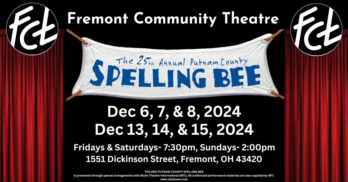 FCT's The 25th Annual Putnam County Spelling Bee