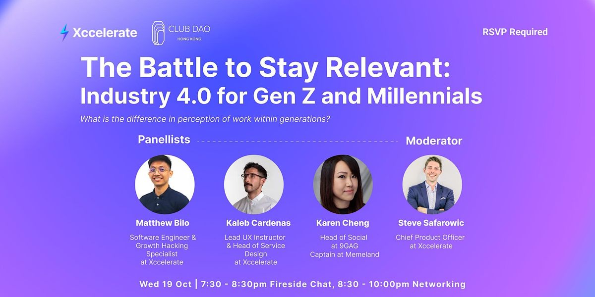 The Battle to Stay Relevant:  Industry 4.0 for Gen Z and Millennials