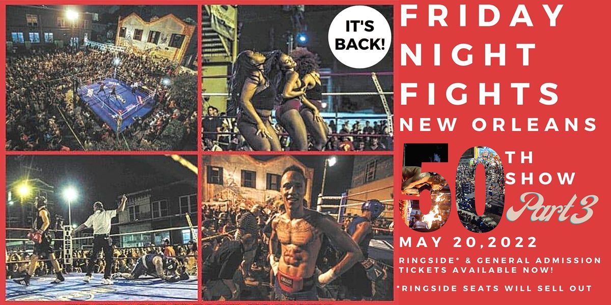 Friday Night Fights New Orleans - BOXING RETURNS TO NOLA PART 3