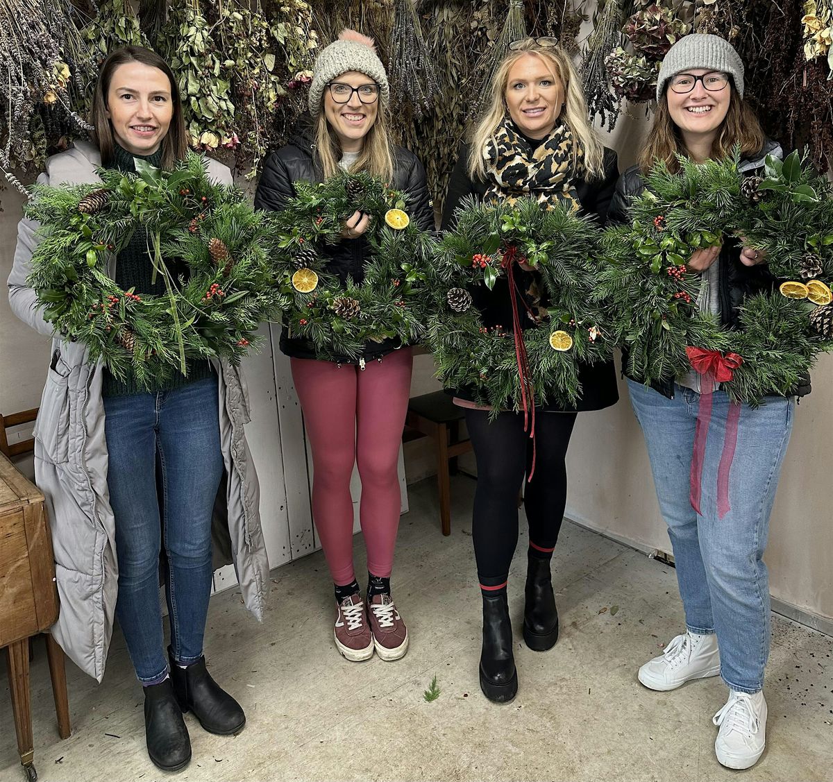 CHRISTMAS WREATH WORKSHOP : Sustainable, artisan wreath making experience