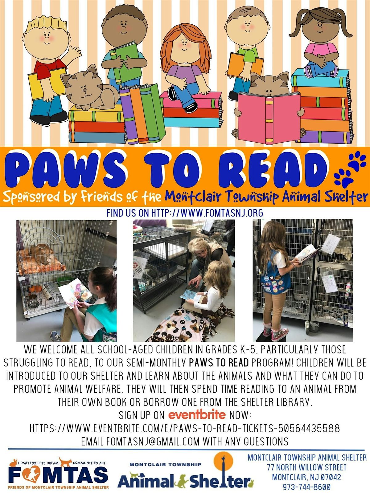 PAWS TO READ