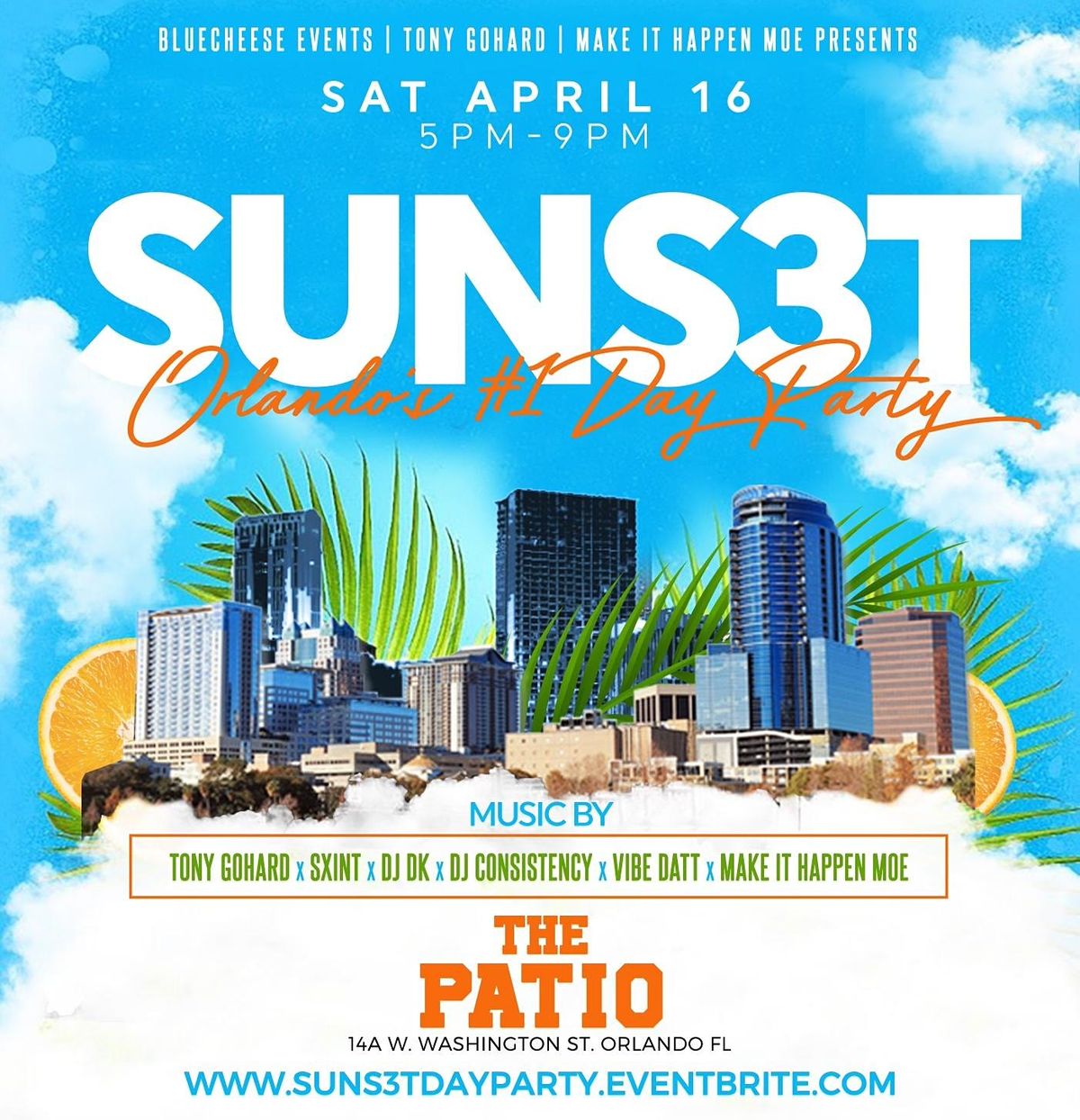 SUNS3T DAY PARTY AT THE PATIO
