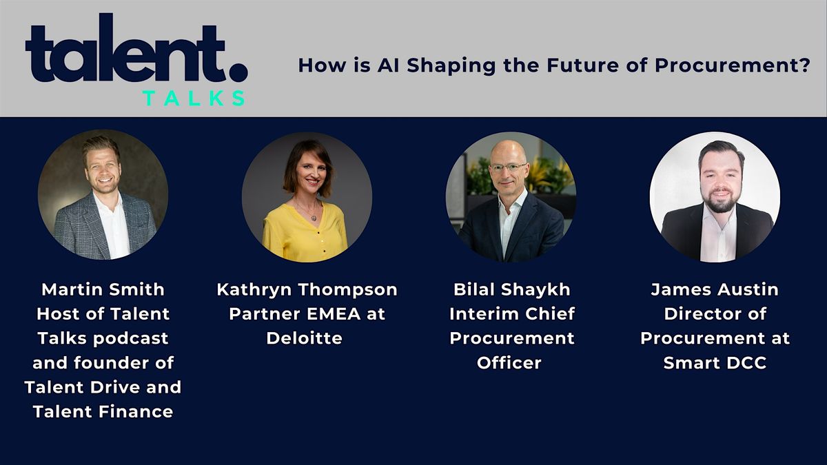 Talent Talks Live - How is AI Shaping the Future of Procurement?