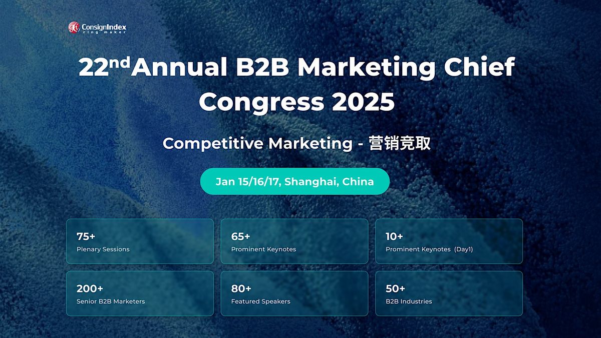 Annual B2B Marketing Chief Congress 2025