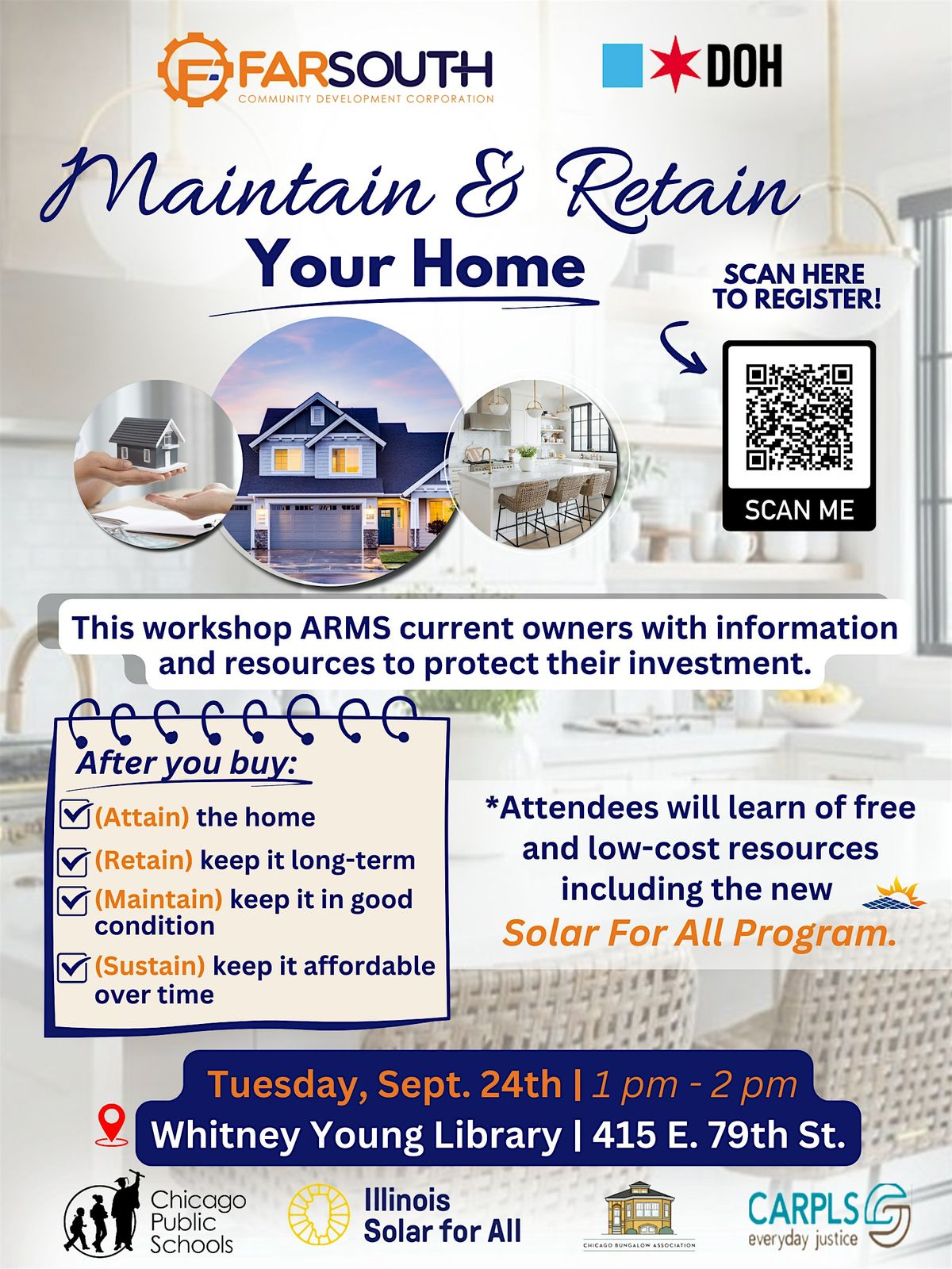 Maintain & Retain Your Home (Workshop)