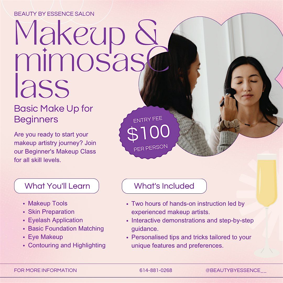 Makeup & Mimosas Class
