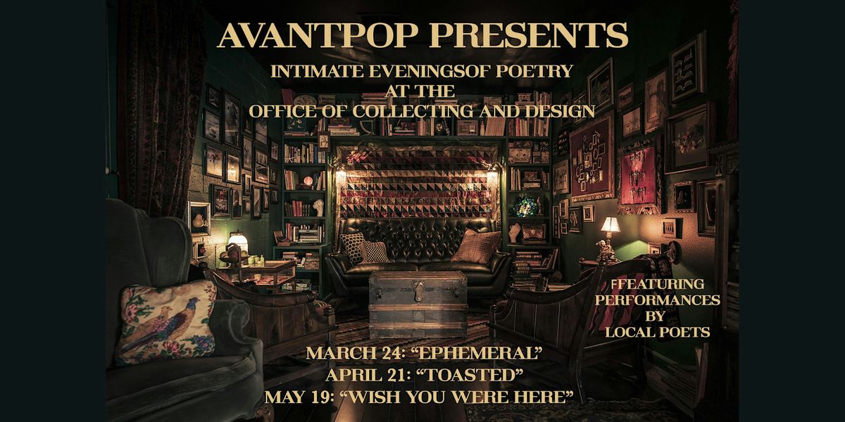 Intimate Evening of "Toasted" Themed Poetry in the Reading Room