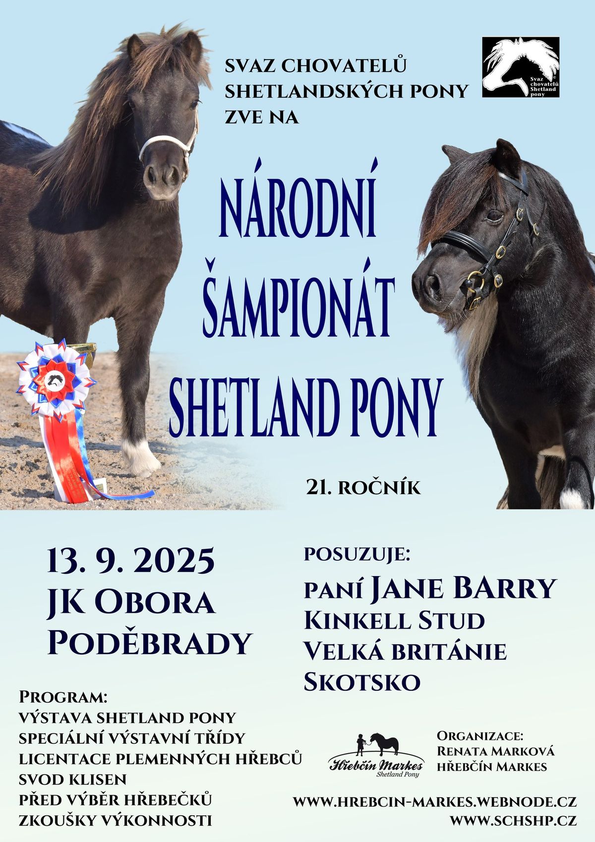 XXI. N\u00c1RODN\u00cd \u0160AMPION\u00c1T SHETLAND PONY