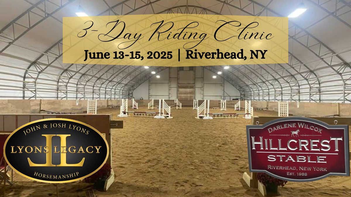 3-Day Riding Clinic - Riverhead, NY